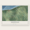 Northville, Suffolk County, New York map print, the full design