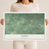 Ogden, New York map print, 12" x 18" Archival Matte Print mockup