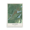 Old Forge, New York map print, 12" x 18" Archival Matte Print mockup