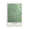Oppenheim, New York map print, 12" x 18" Archival Matte Print mockup