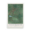 Orchard Park, New York map print, 12" x 18" Archival Matte Print mockup