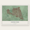 Ozone Park, New York map print, the full design