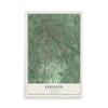 Perinton, New York map print, 12" x 18" Archival Matte Print mockup