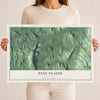 Pine Plains, New York map print, 12" x 18" Archival Matte Print mockup