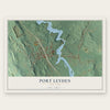 Port Leyden, New York map print, the full design