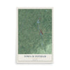 Potsdam, New York map print, 12" x 18" Archival Matte Print mockup