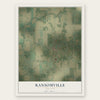 Ransomville, New York map print, the full design