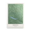 Redfield, New York map print, 12" x 18" Archival Matte Print mockup