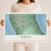 Romulus, New York map print, 12" x 18" Archival Matte Print mockup