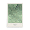 Root, New York map print, 12" x 18" Archival Matte Print mockup