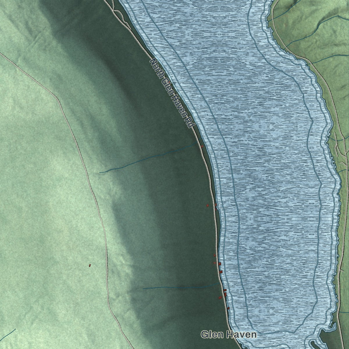 Close-up 1 of the Sempronius, New York map artwork