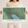 Skaneateles, New York map print, 12" x 18" Archival Matte Print mockup