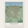 Sound Beach, New York map print, the full design
