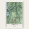 Stottville, New York map print, the full design