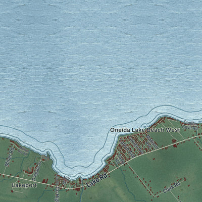Close-up 2 of the Sullivan, New York map artwork