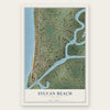 Sylvan Beach, New York map print, the full design