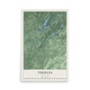 Theresa, New York map print, 12" x 18" Archival Matte Print mockup