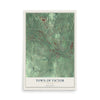 Victor, New York map print, 12" x 18" Archival Matte Print mockup