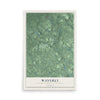Waverly, New York map print, 12" x 18" Archival Matte Print mockup