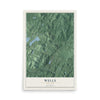 Wells, New York map print, 12" x 18" Archival Matte Print mockup