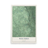 West Turin, New York map print, 12" x 18" Archival Matte Print mockup