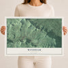 Windham, New York map print, 12" x 18" Archival Matte Print mockup