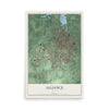 Map of Alliance, Ohio, 12 x 18 inch unframed archival matte print