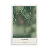 Map of Antwerp, Ohio, 12 x 18 inch unframed archival matte print