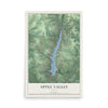 Map of Apple Valley, Ohio, 12 x 18 inch unframed archival matte print