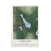 Map of Bailey Lakes, Ohio, 12 x 18 inch unframed archival matte print