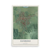 Map of Bainbridge, Ohio, 12 x 18 inch unframed archival matte print