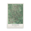 Map of Beavercreek, Ohio, 12 x 18 inch unframed archival matte print