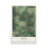 Map of Beloit, Ohio, 12 x 18 inch unframed archival matte print