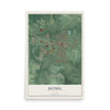 Map of Bethel, Ohio, 12 x 18 inch unframed archival matte print