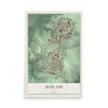 Map of Blue Ash, Ohio, 12 x 18 inch unframed archival matte print
