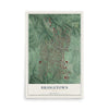 Map of Bridgetown, Ohio, 12 x 18 inch unframed archival matte print
