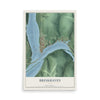 Map of Brinkhaven, Ohio, 12 x 18 inch unframed archival matte print