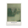 Map of Broughton, Ohio, 12 x 18 inch unframed archival matte print