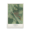 Map of Carroll, Ohio, 12 x 18 inch unframed archival matte print