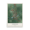Map of Cedarville, Ohio, 12 x 18 inch unframed archival matte print
