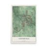 Map of Centerville, Ohio, 12 x 18 inch unframed archival matte print