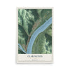 Map of Clarington, Ohio, 12 x 18 inch unframed archival matte print