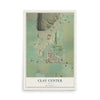 Map of Clay Center, Ohio, 12 x 18 inch unframed archival matte print