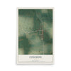 Map of Congress, Ohio, 12 x 18 inch unframed archival matte print