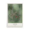 Map of Convoy, Ohio, 12 x 18 inch unframed archival matte print
