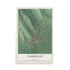 Map of Cumberland, Ohio, 12 x 18 inch unframed archival matte print