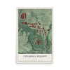 Map of Cuyahoga Heights, Ohio, 12 x 18 inch unframed archival matte print