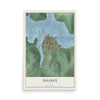 Map of Dellroy, Ohio, 12 x 18 inch unframed archival matte print