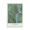 Map of East Sparta, Ohio, 12 x 18 inch unframed archival matte print