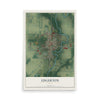 Map of Edgerton, Ohio, 12 x 18 inch unframed archival matte print